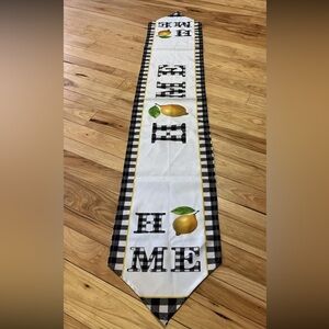 Lemon Themed Table Runner